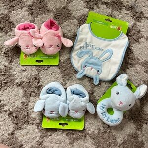Baby Bunny Gift Set Nwt Light Blue
